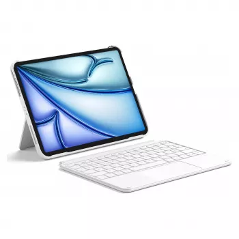 Inateck klaviatūros dėklas iPad 11 ir iPad Air 4-6 kom. QWERTZ baltas