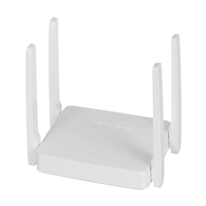 Stalinis maršrutizatorius MERCUSYS AC10 dviejų juostų 2.4/5 GHz Wi‑Fi 5, 4 išorinės antenos, 1x Fast Ethernet (WAN/LAN)