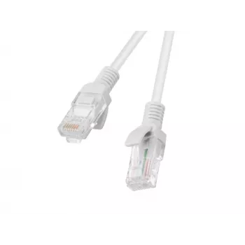 LANBERG PCU6-10CC-0100-S Cat6 U/UTP RJ-45 tinklo kabelis, 1 m, pilka