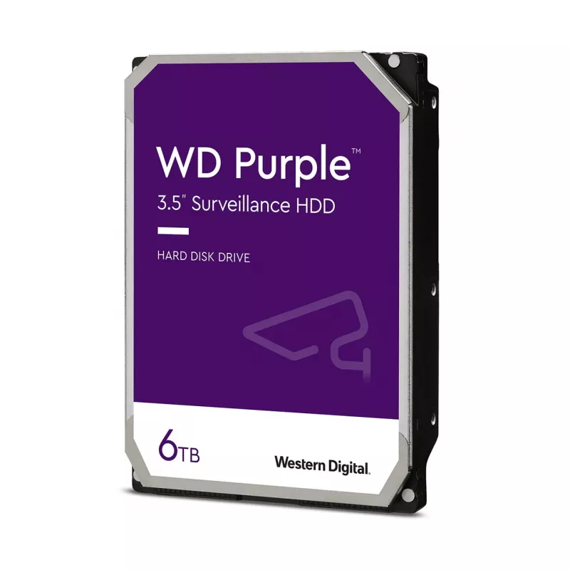 Vidinis kietasis diskas Western Digital Purple 6 TB 3,5 colio Serial ATA WD62PURZ