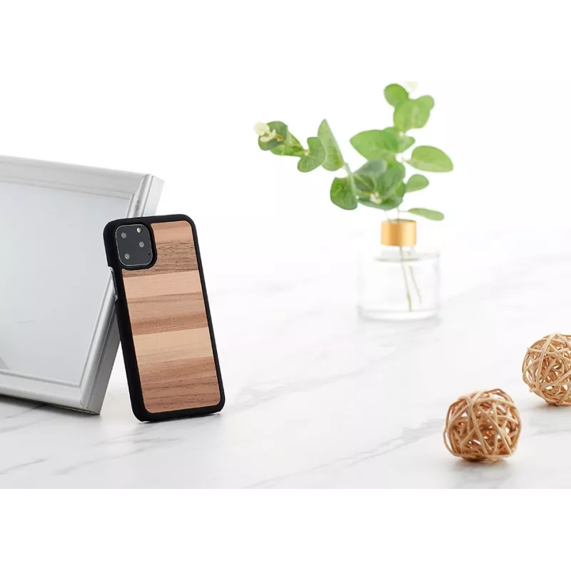 Apsauginis dėklas iPhone 11 Pro „man and wood“ Black Sand