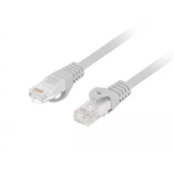 Tinklo kabelis LANBERG PCU6-10CU-1000-S Cat6 U/UTP RJ-45 tiesinis 10 m Pilka