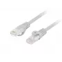 Tinklo kabelis LANBERG PCU6-10CU-1000-S Cat6 U/UTP RJ-45 tiesinis 10 m Pilka