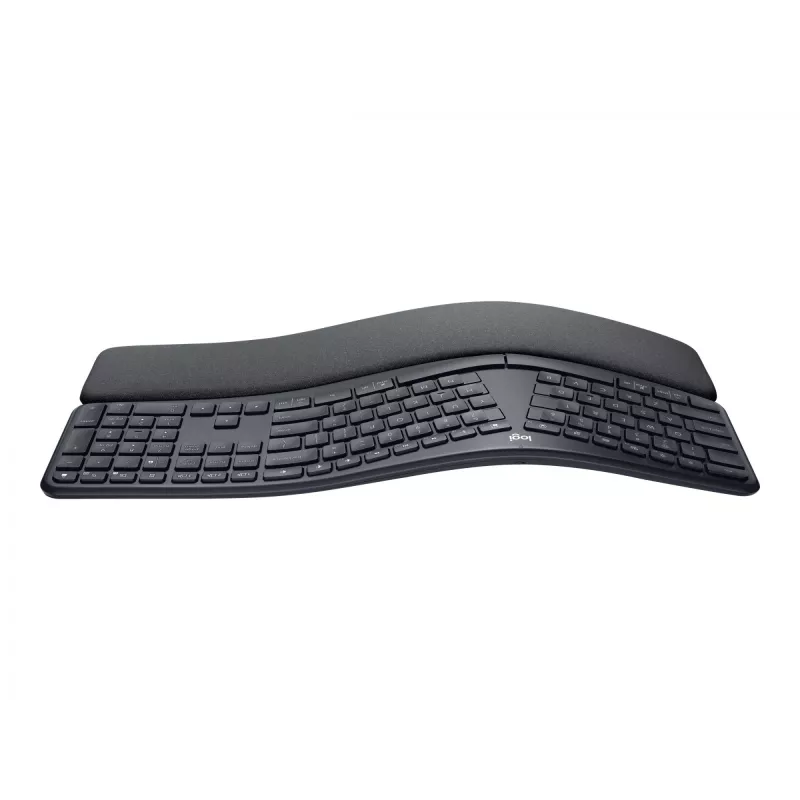 Logitech Ergo K860 for Business belaidė klaviatūra RF Wireless + Bluetooth Šveicariška grafito spalva (920-010347)