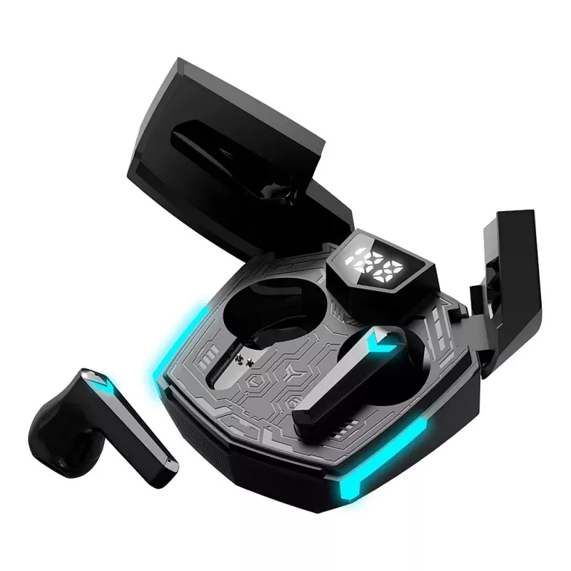 Canyon GTWS-2 Belaidės ausinės ausų kabliukais žaidimams USB Type-C Bluetooth įkrovimo stotelė juoda (CND-GTWS2B)