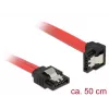 SATA kabelis DeLOCK 83979 0,5 m SATA 7 kontaktų Juoda Raudona