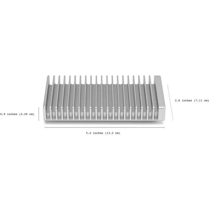 OWC Express 1M2 - SSD išorinis - 4TB - nešiojamas - M.2 2280 - USB4 (USB-C jungtis) - sidabrinis (OWCUS4EXP1MT04)
