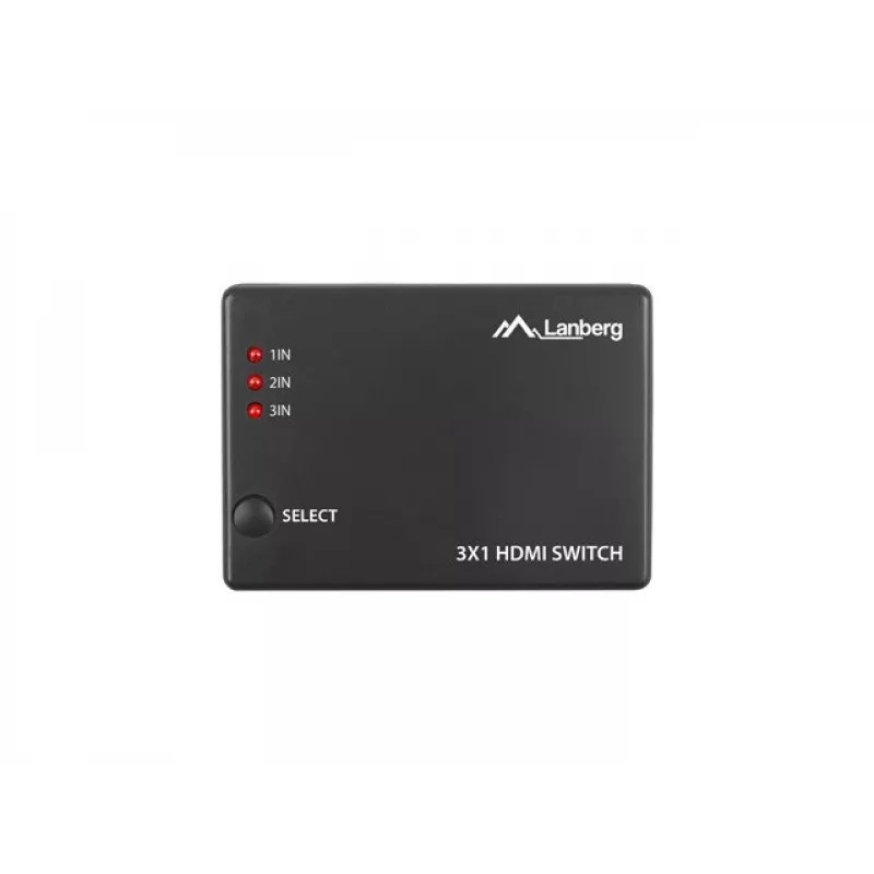 LANBERG VIDEO SWITCH 3x HDMI + MICRO USB PORT