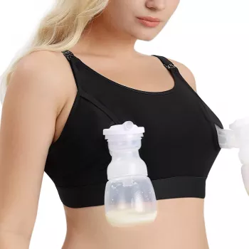 Momcozy YN08 belaidė liemenėlė siurbimui, juoda, 2XL