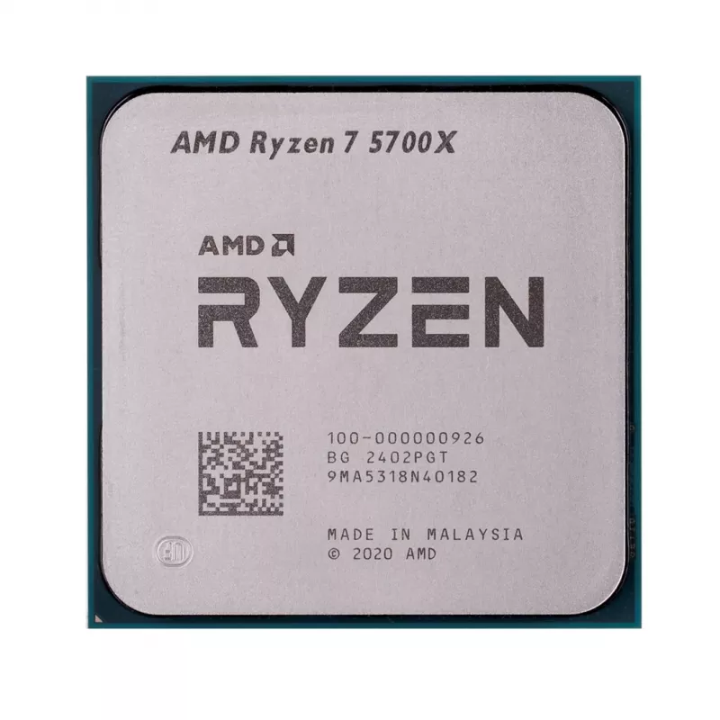 Procesorius AMD Ryzen 7 5700X 3,4 GHz 8 branduoliai 32 MB L3 lizdas AM4