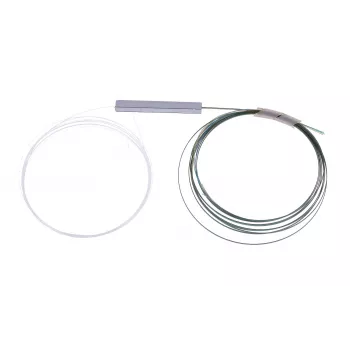 Extralink Splitter 1:4 PLC 250µm be jungiklio, sidabrinis PVC