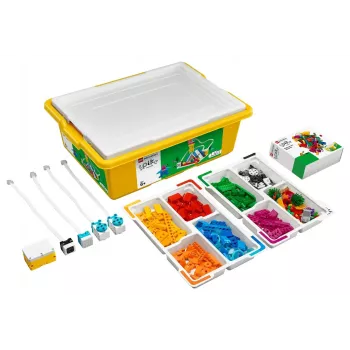 Edukacinis robotikos ir programavimo rinkinys LEGO Education Spike Essential Set A+ 45345 — 449 elementų, nuo 6 m.
