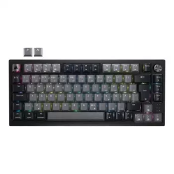 Mechaninė žaidimų klaviatūra CORSAIR K65 PLUS Wireless — Nordic Black, kompaktiškas išdėstymas, USB Type-A