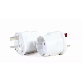 Gembird A-AC-EUFUKM-01 AC maitinimo adapteris, EU Schuko kištukas į UK lizdą, 13 A