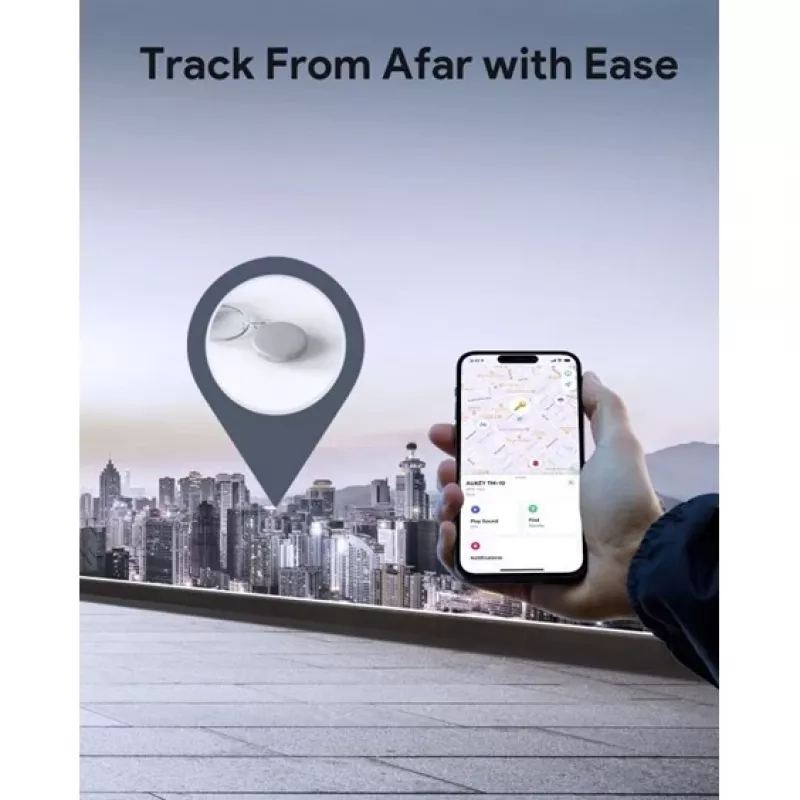 AUKEY Smart Mini Air Tag Bluetooth Tracker, skirtas Apple Track Mate 1 serijai TM-10