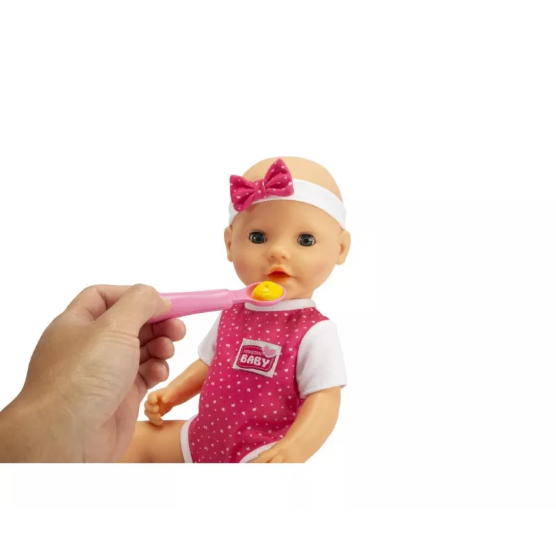 Lėlė SIMBA New Born Baby Hungry Baby 38 cm – tikroviška naujagimio lėlė, 38 cm