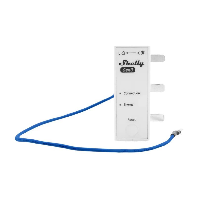 Shelly 3EM-63T Gen3 1/3 kanalų WiFi energijos matuoklis (plokščias gnybtas)