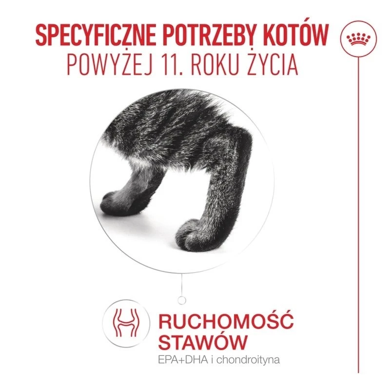 Sausas kačių ėdalas Royal Canin FHN Ageing 11+ 2 kg – paukštiena, 30% baltymų, sąnarių ir inkstų palaikymas