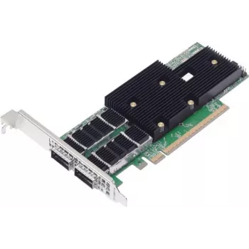 BC 200 GbE 2 prievadų QSFP112 serverio adapteris NetXtreme P2200G (2x QSFP112) bulk PCIe 5.0 x16 su aukštu ir žemu profiliu kronšteinu