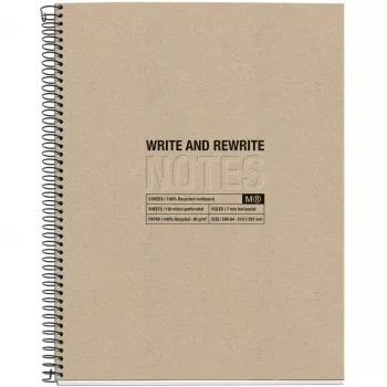 MIQUELRIUS College Notebook Eco Design 4 linijuotas DIN A4 vidinis paraštė (A604579)