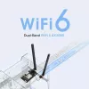 Mercusys WL-PCI AX3000 dviejų juostų „Bluetooth“ Express adapteris (MA80XE)