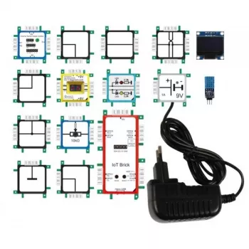 ALLNET 138090 Įvairiaspalvis Brick’R’knowledge suderinamumo elementas