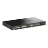 D-Link 52 prievadų „Gigabit“ sukraunamas „PoE+“ valdomas jungiklis su 4 x 10G SFP+ prievadais