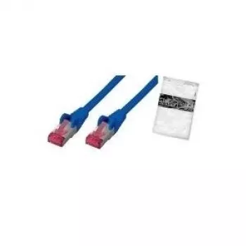 Tinklo kabelis ShiverPeaks BS75711-AB mėlynas 1m Cat6a S/FTP