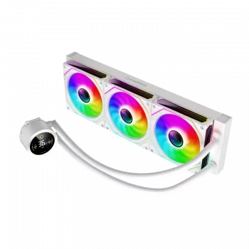 Gamemax ICEBURG 360 DIGITAL WH | Skysčio aušintuvas CPU | Baltas