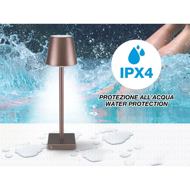 Beper P201UTP103 įkraunama stalo lempa, liečiamas jungiklis, 2 W