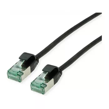ROLINE RM U/FTP DataCenter Patch Cable Cat.6A (Class EA), plonas, juodas, 0,5 m