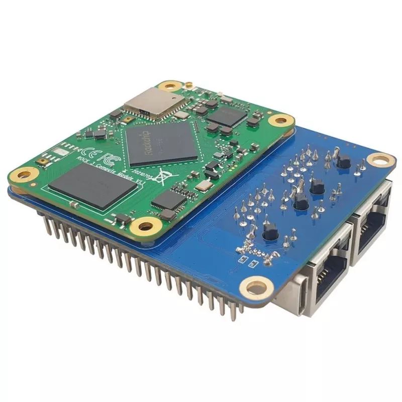 ALLNET Radxa CM3 ROCK3 RK3568 skaičiavimo modulis 1 GB RAM / be eMMC / be WiFi (RM118-D2E8J1W13)