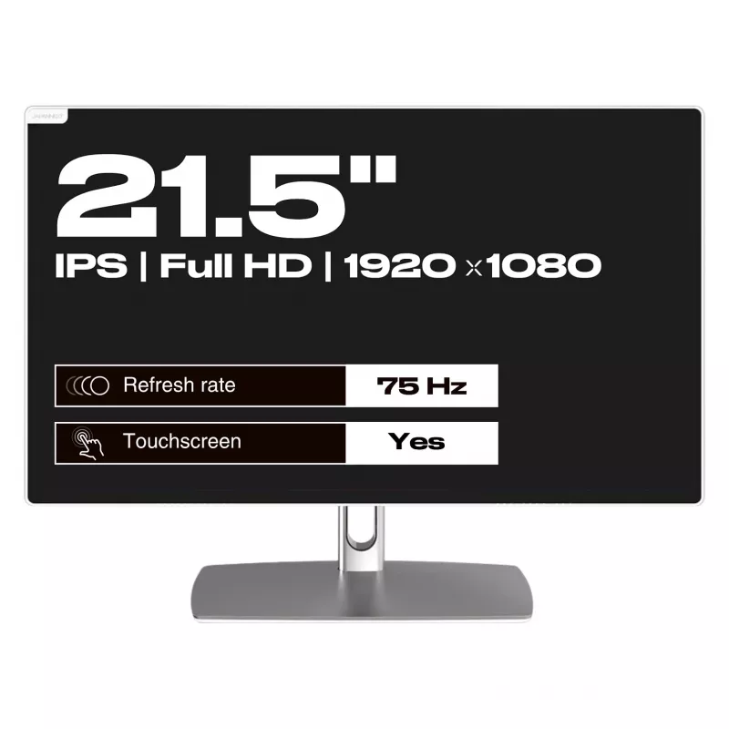 JAPANNEXT JN-IPS2152FHDR-C65W-FLD-T 54,6 cm (21,5 inch) Full HD liečiamasis monitorius, IPS, 8 ms, 75 Hz, AMD FreeSync, HDMI, USB-C 65W