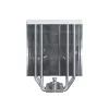 CPU oro aušintuvas Montech NX400, 120 mm ventiliatoriai, baltas, 156×74×120 mm, TDP 270 W