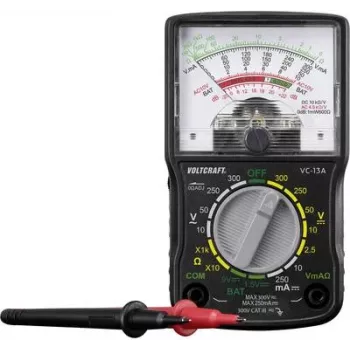 VOLTCRAFT VC-13A Rankinis analoginis multimetras CAT III 300 V (VC-13A)