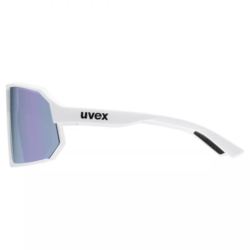 Akiniai sportiniai Uvex sportstyle 237 daugiasportiniai, unisex, pusiau berėmiai, balti