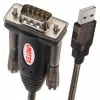 UNITEK Y-105A serijinis kabelis juodas 1,5 m USB-A DB-9