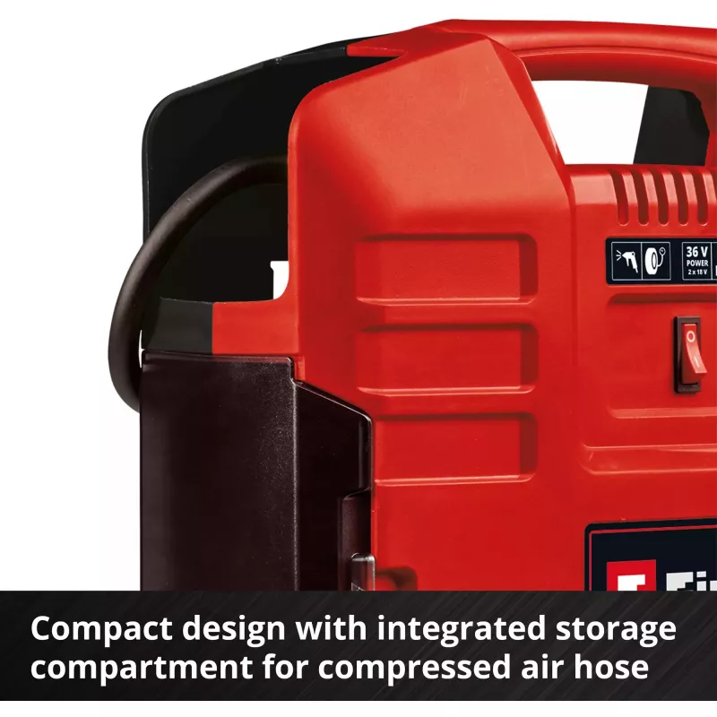 Oro kompresorius Einhell TE-AC 36/8 130 l/min 8 bar akumuliatorinis