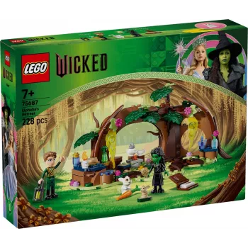 LEGO rinkinys Elfos slėptuvė 75687 – statybos komplektas su 3 minifigūrėlėmis