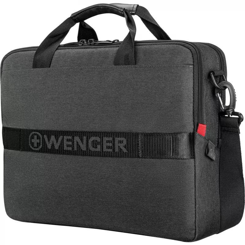 Portfelis Wenger SwissGear MX Eco Brief 40,6 cm 16 colių pilkas