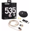 Shure SE535 laidinės ausinės į ausį scenai/studijai skaidrios
