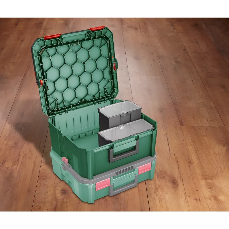 Laikymo dėžė Bosch SystemBox 1600A01SR4 Stačiakampė Žalia 343x391x171 mm