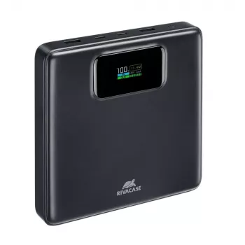 Power bank Rivacase VA1091 – 25800 mAh, bendra išėjimo galia 100 W, USB prievadai