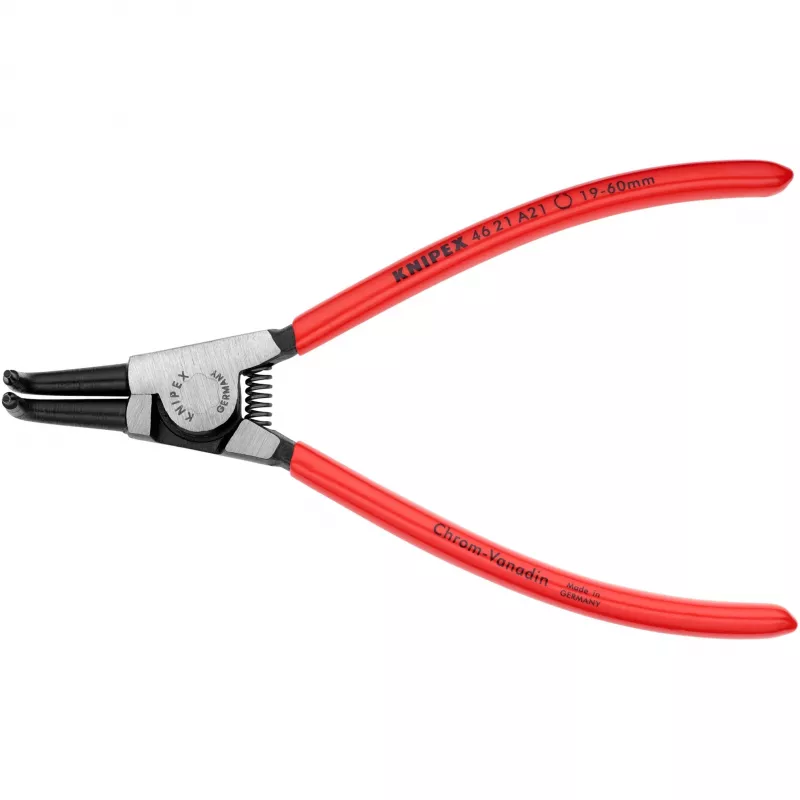 Knipex replių rinkinys vidiniams ir išoriniams fiksavimo žiedams, 4 vnt., ritininiame dėkle, 19-60 mm