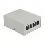 Keystone skydelis DeLOCK 43407 4 prievadai pilkas