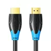 HDMI kabelis Vention AACBN 15 m, HDMI Type A į Type A, HDMI 2.0, 18 Gbit/s, ARC, paauksuoti kontaktai, juodas