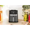 Karšto oro gruzdintuvė Tefal Easy Fry Silence EY551HE0 5 L juoda, pilka, nerūdijantis plienas