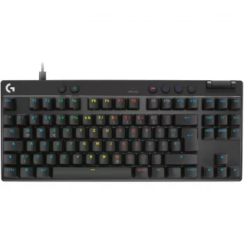Logitech G PRO X RAPID - Tastatur - TKL - Hintergrundbeleuchtung - USB - QWERTZ - Deutsch - Tastenschalter: Linear - Schwarz (920-013228)