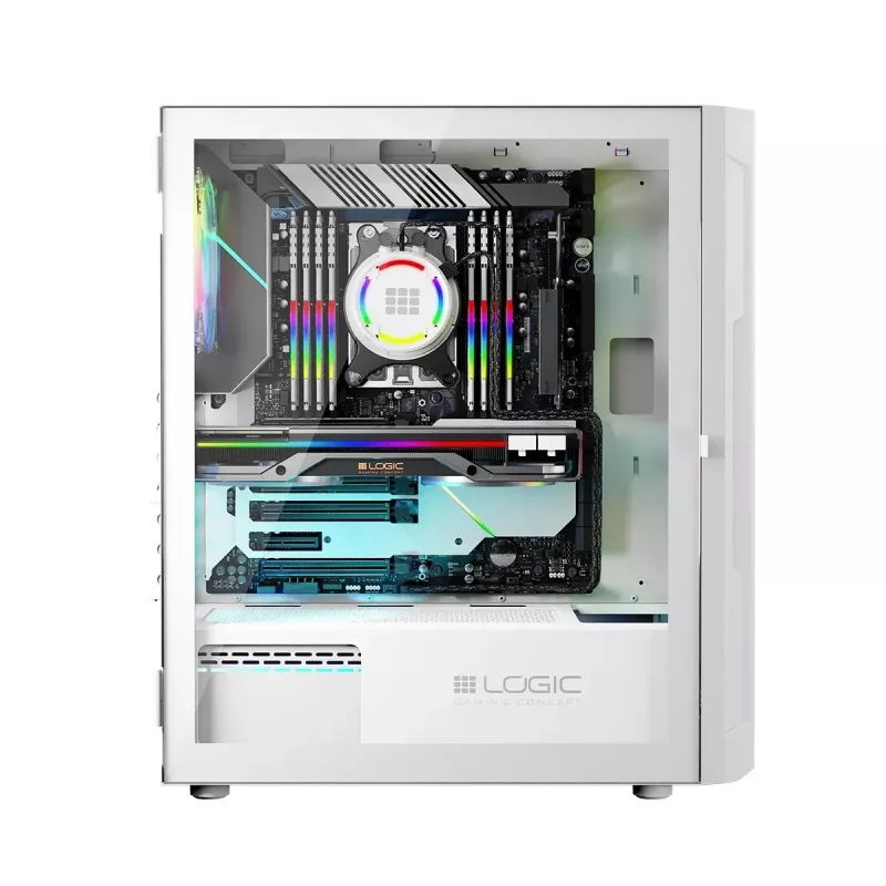 Korpusas Logic ARAMIS ARGB MINIDI USB 3.0 Baltas
