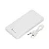 Powerbankas Extralink EPB-078W 10000 mAh Baltas, USB-C, 10 W išėjimas, įkrauna iki 2 įrenginių